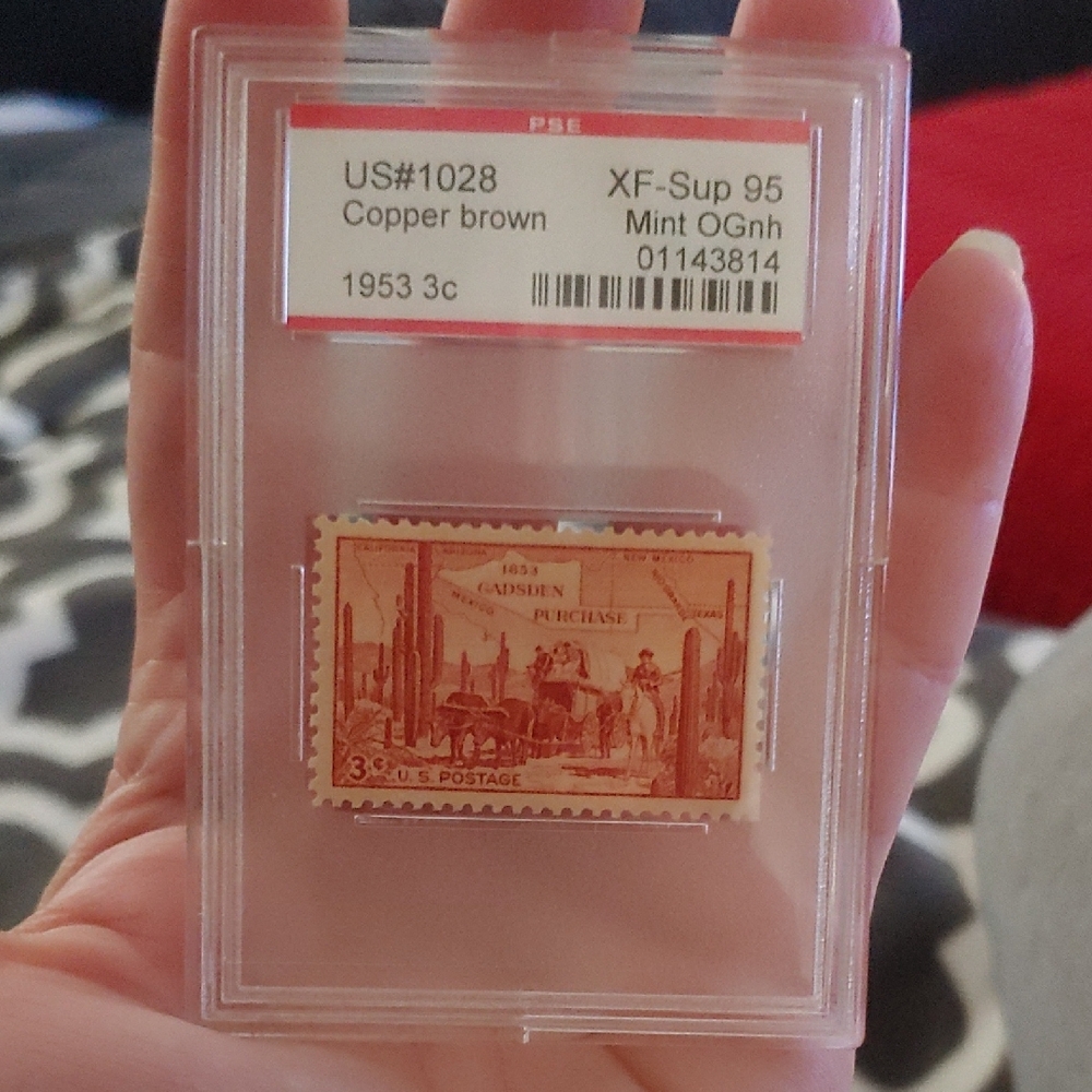 1953 Copper Brown Mint Postage Stamp